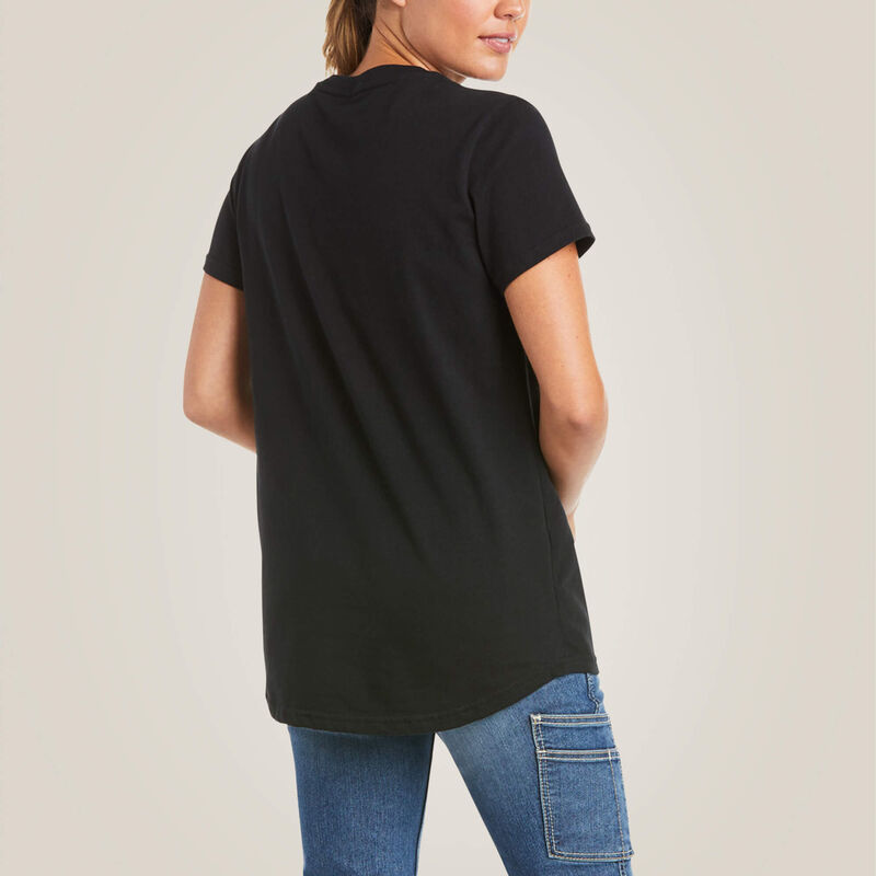 Koszulka Damska Ariat Rebar Cotton Strong V-Neck