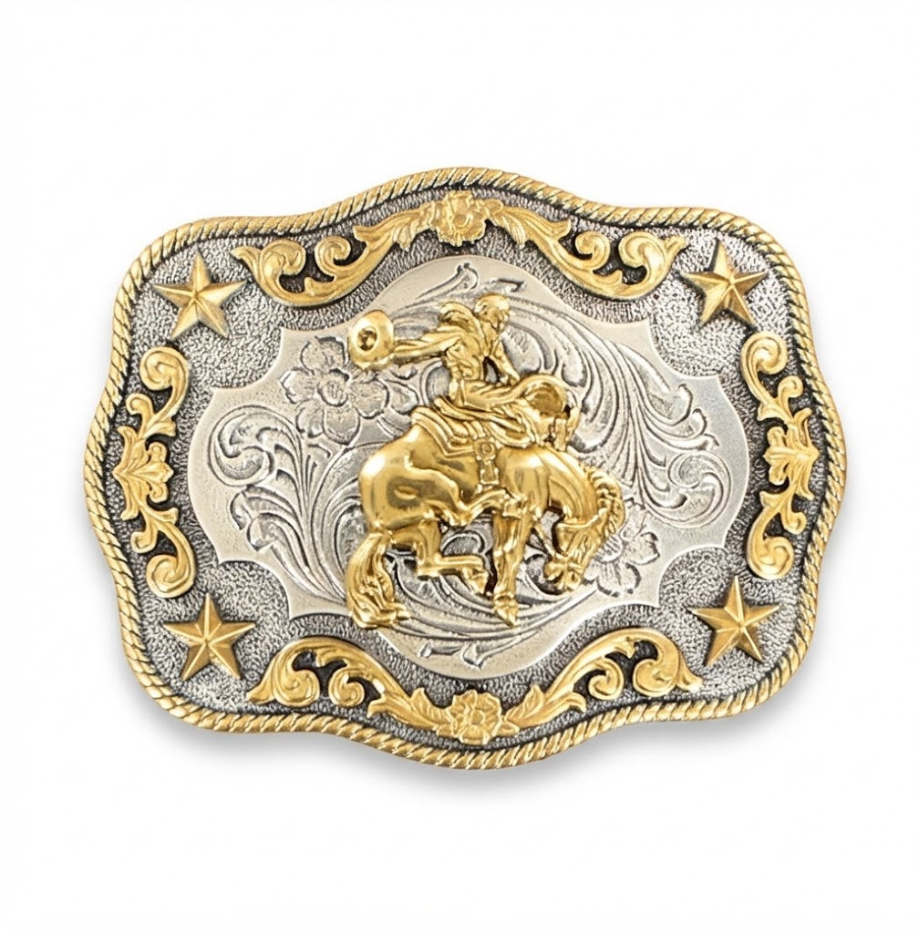 Klamra do paska Western Gold Star Rodeo