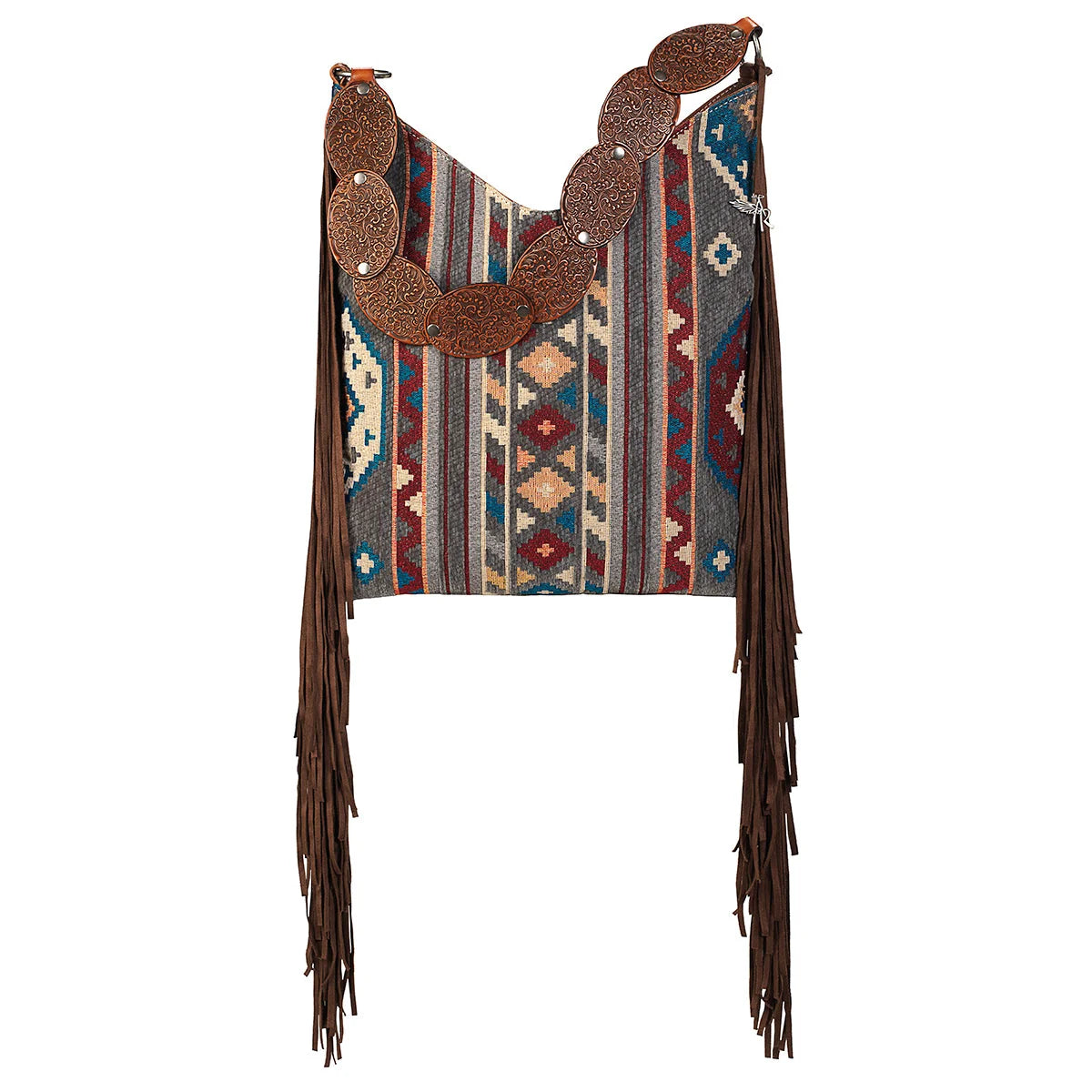 Torebka Damska Aztec Angel Ranch z frędzlami