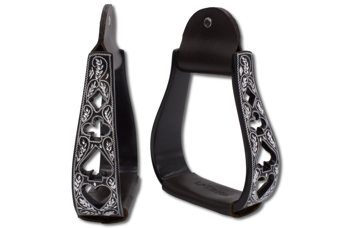 Strzemiona Westernowe Engraved Poker