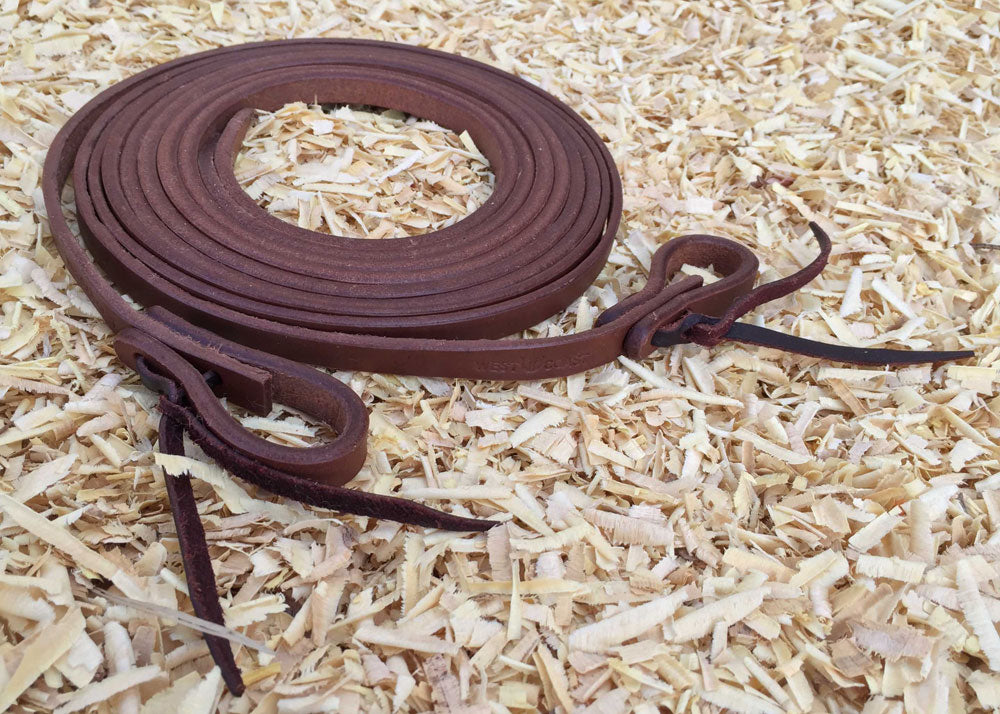 Skórzane wodze 1/2”- brązowe