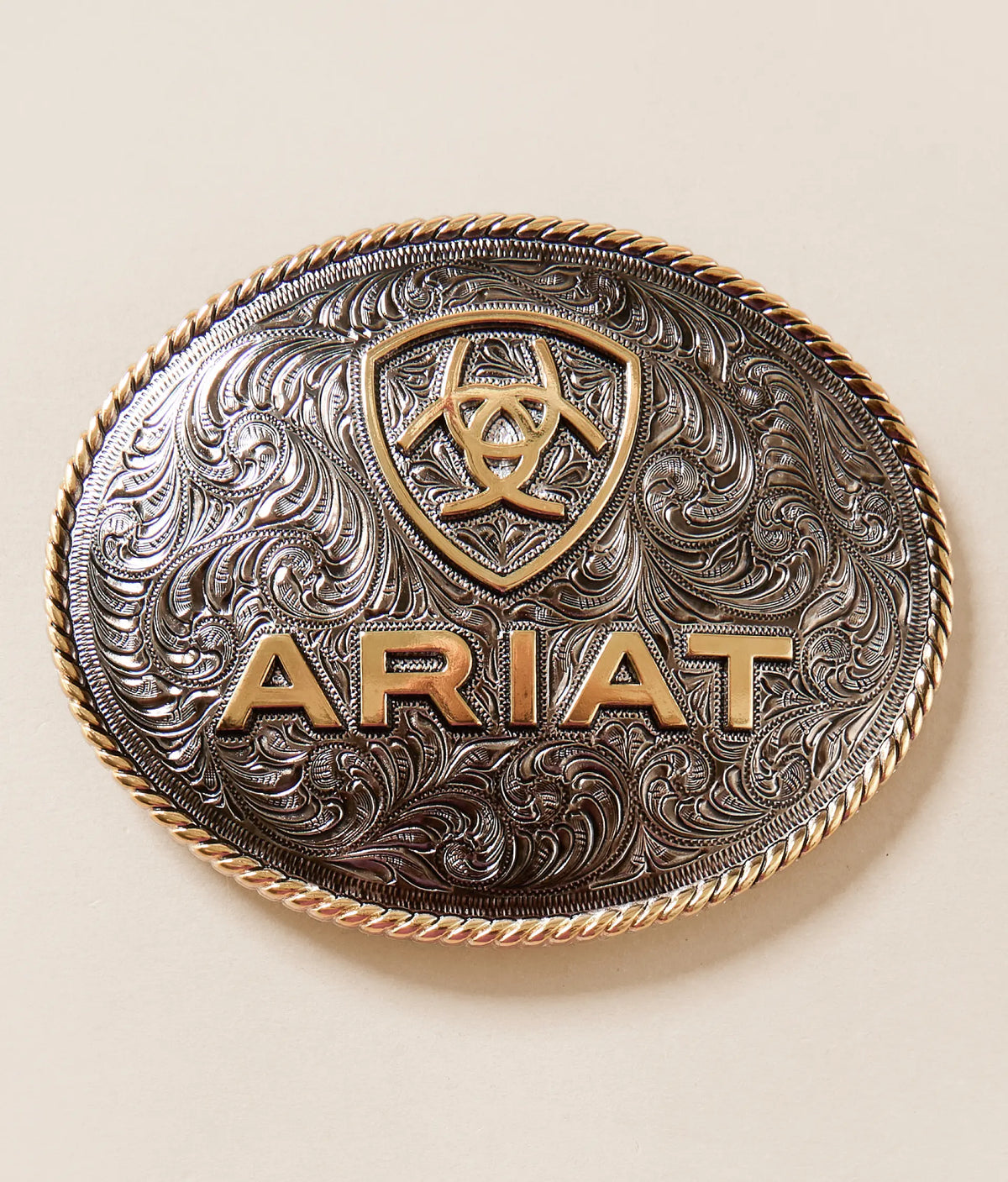 Klamra Ariat Large Oval Rope Edge