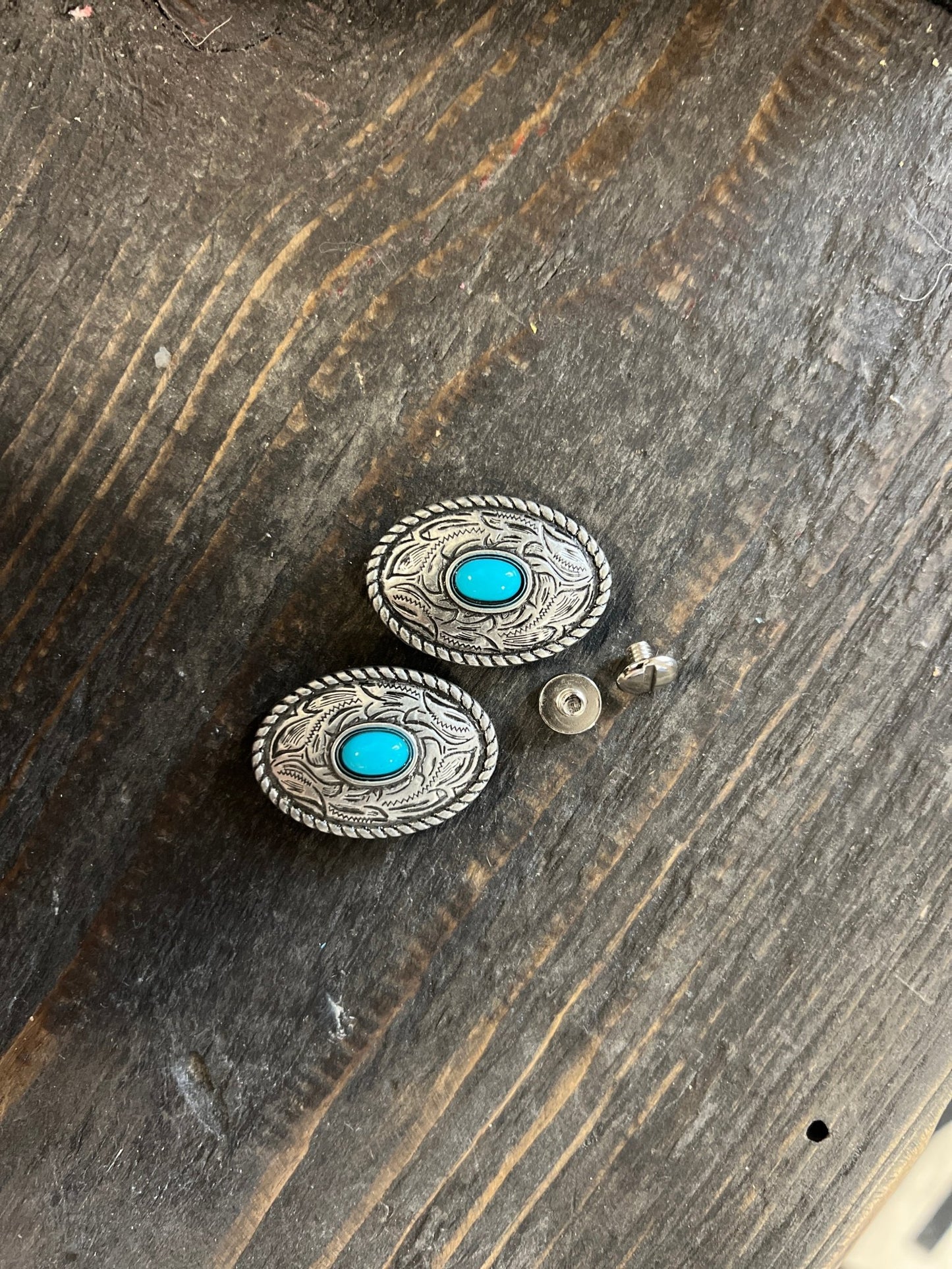 Concho Turquoise Oval
