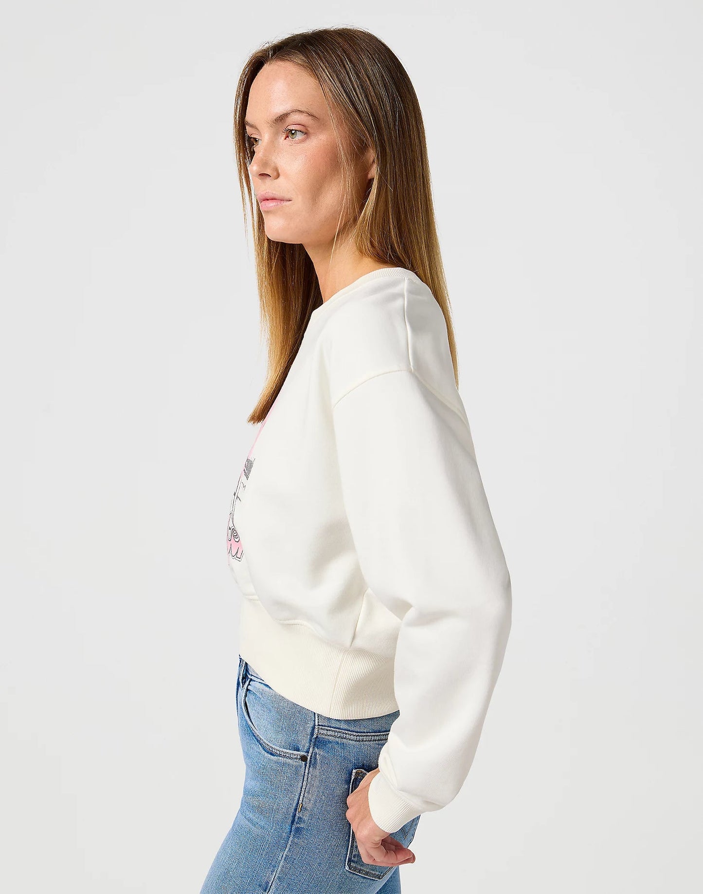 Bluza damska Relaxed Sweatshirt - Vintage White