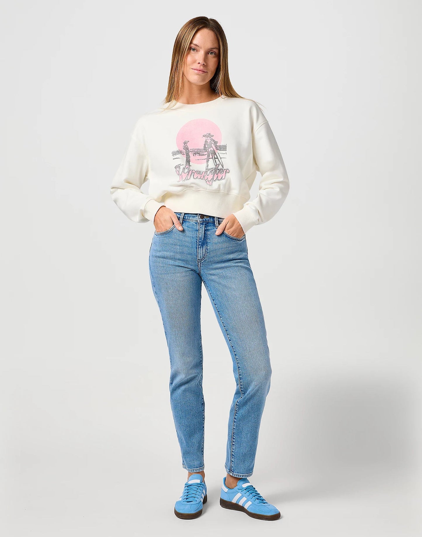Bluza damska Relaxed Sweatshirt - Vintage White