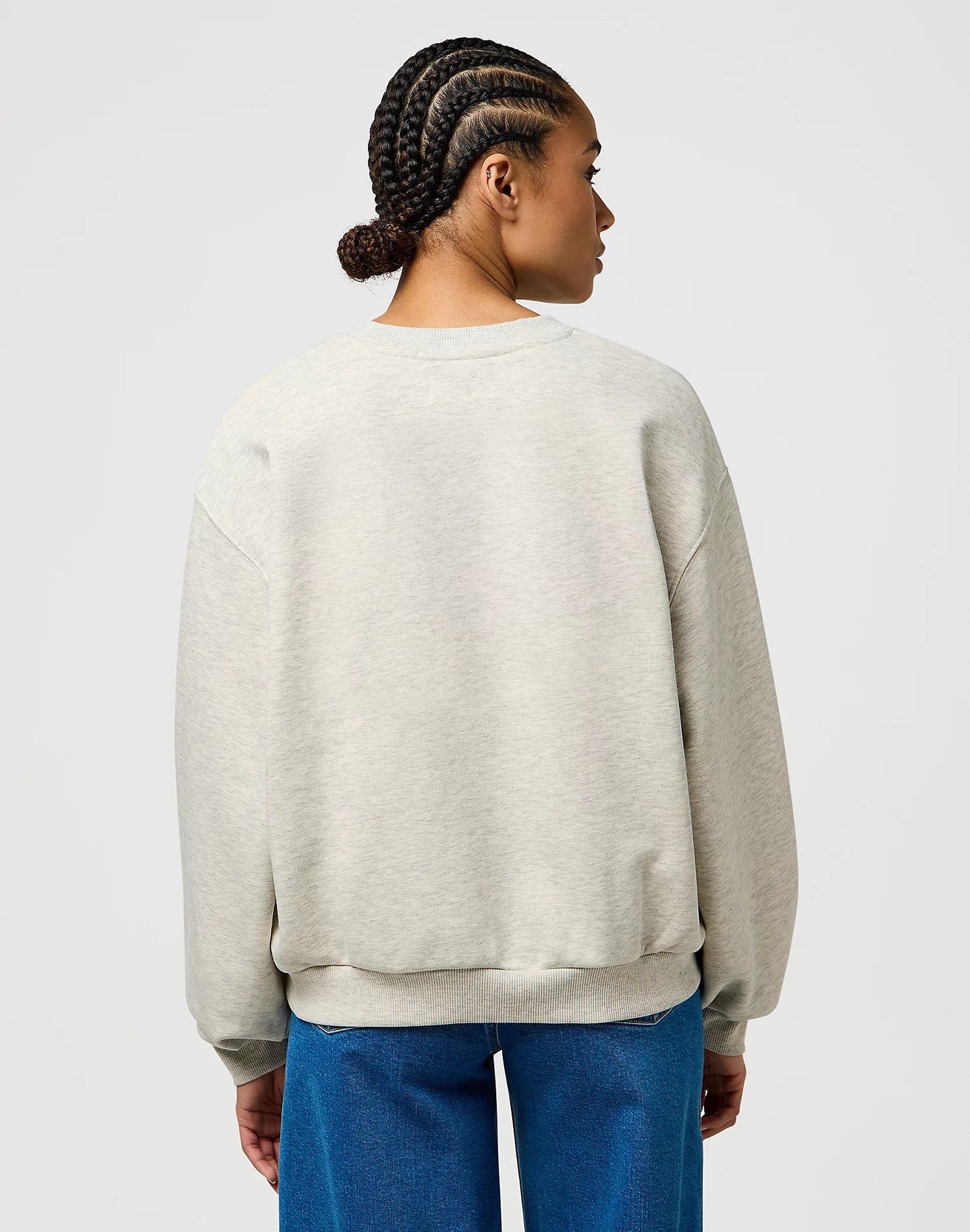 Bluza Wrangler Oversized Sweat - Oat Mele