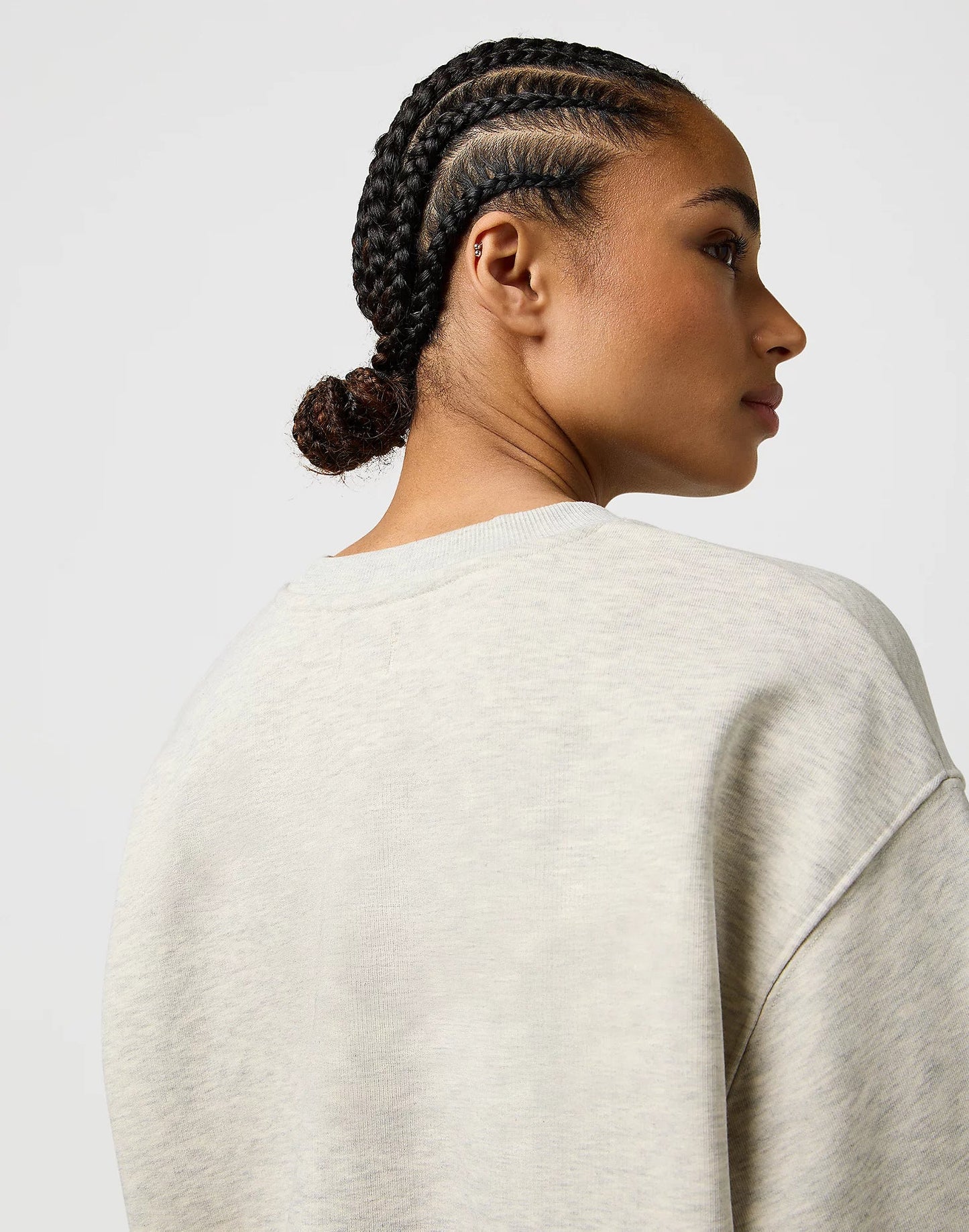 Bluza Wrangler Oversized Sweat - Oat Mele