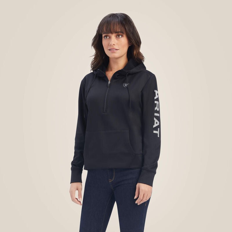Bluza z kapturem Ariat Tek Hoodie 1/2 Zip Hoodie