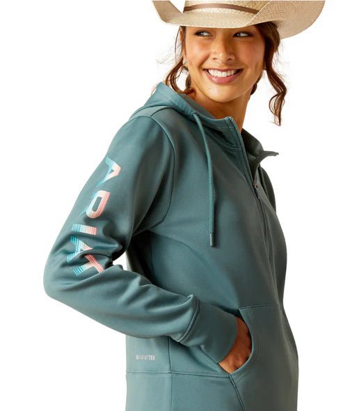 Bluza z kapturem damska Ariat TEK Zip North Atlantic