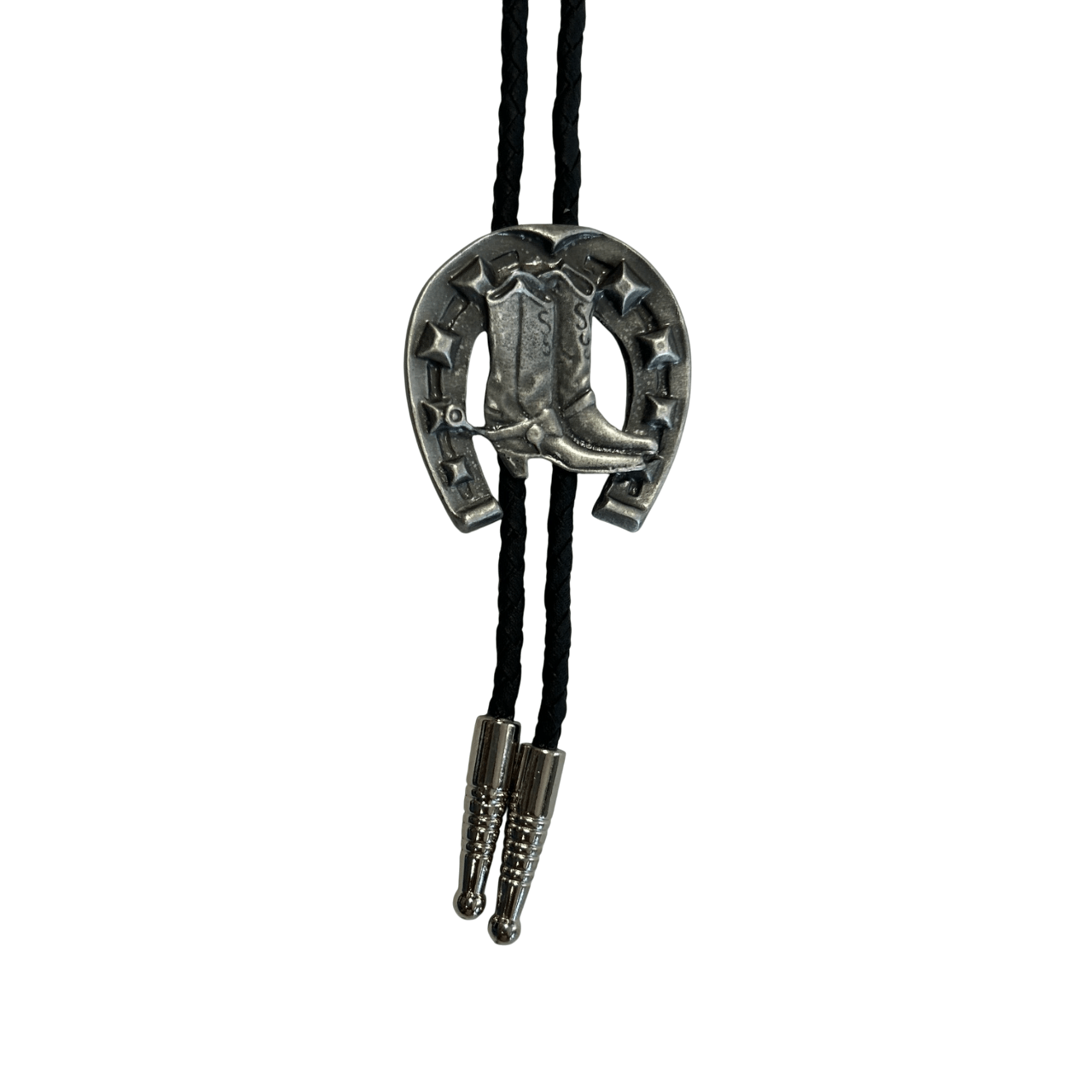 Bolo Cowboy Boots Horse Shoe