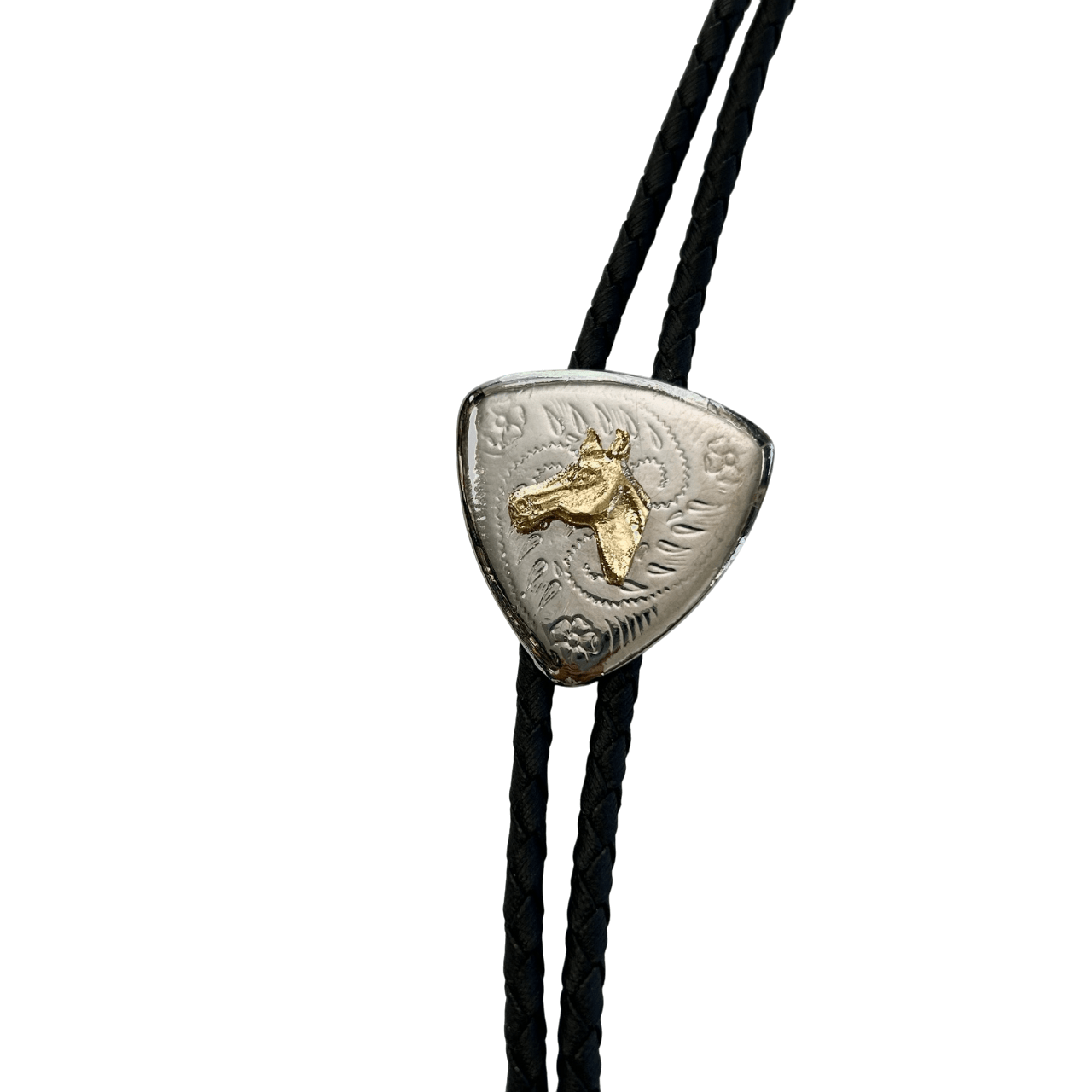 Bolo Gold Horse Silver Triangle