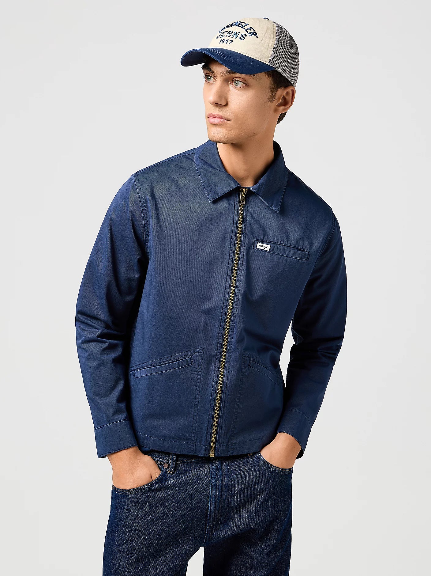 Czapka z daszkiem Wrangler Jeans Logo - dwa kolory