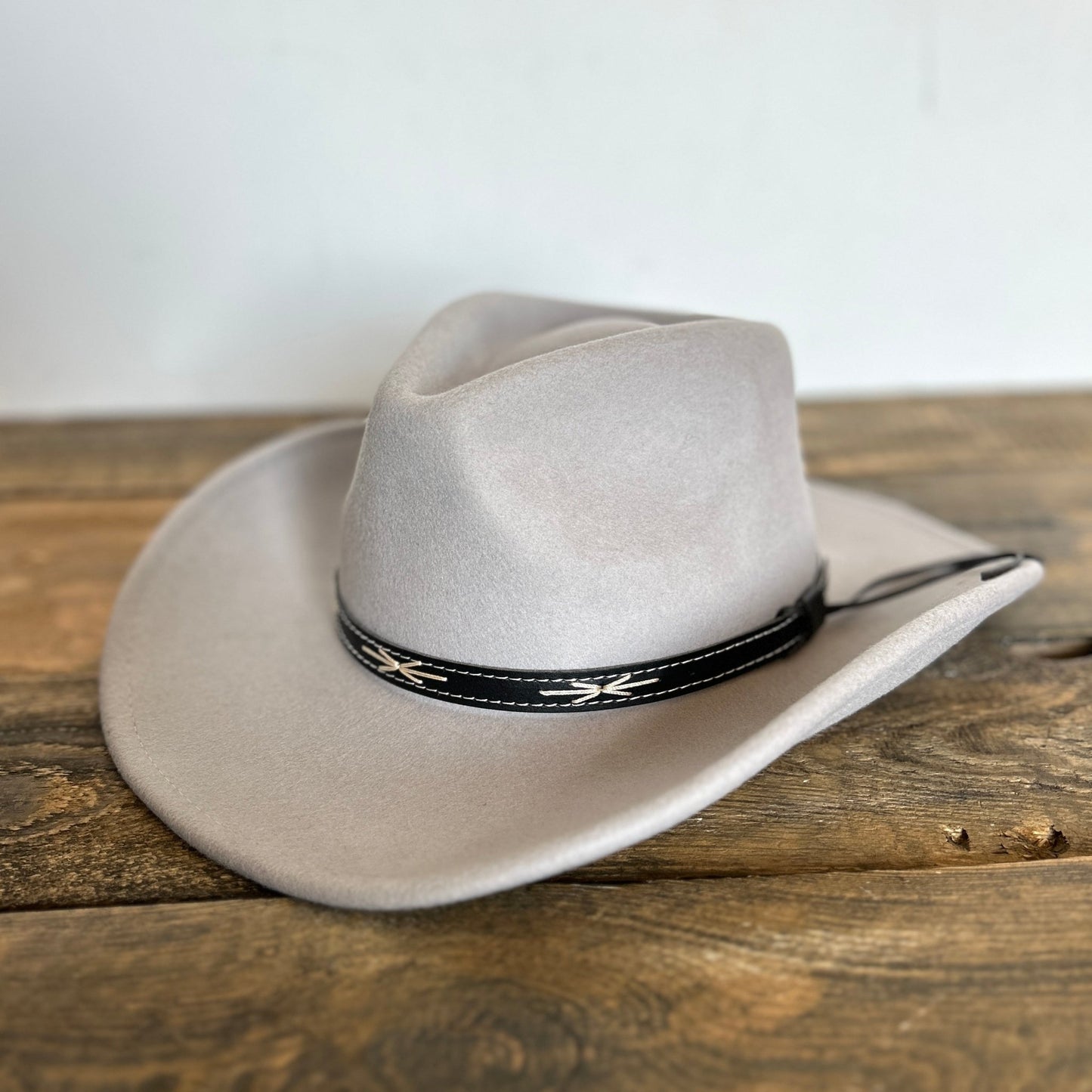 Kapelusz filcowy Szary