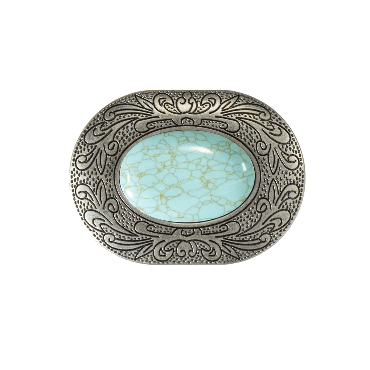 Klamra Blazin Roxx Oval Turquoise Stone