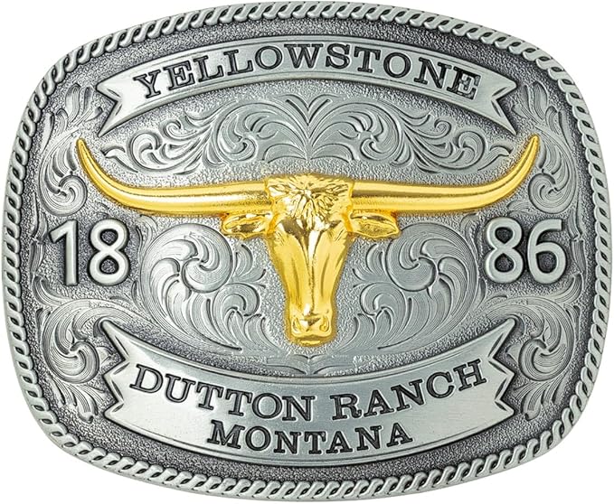 Klamra do paska Yellowstone Longhorne