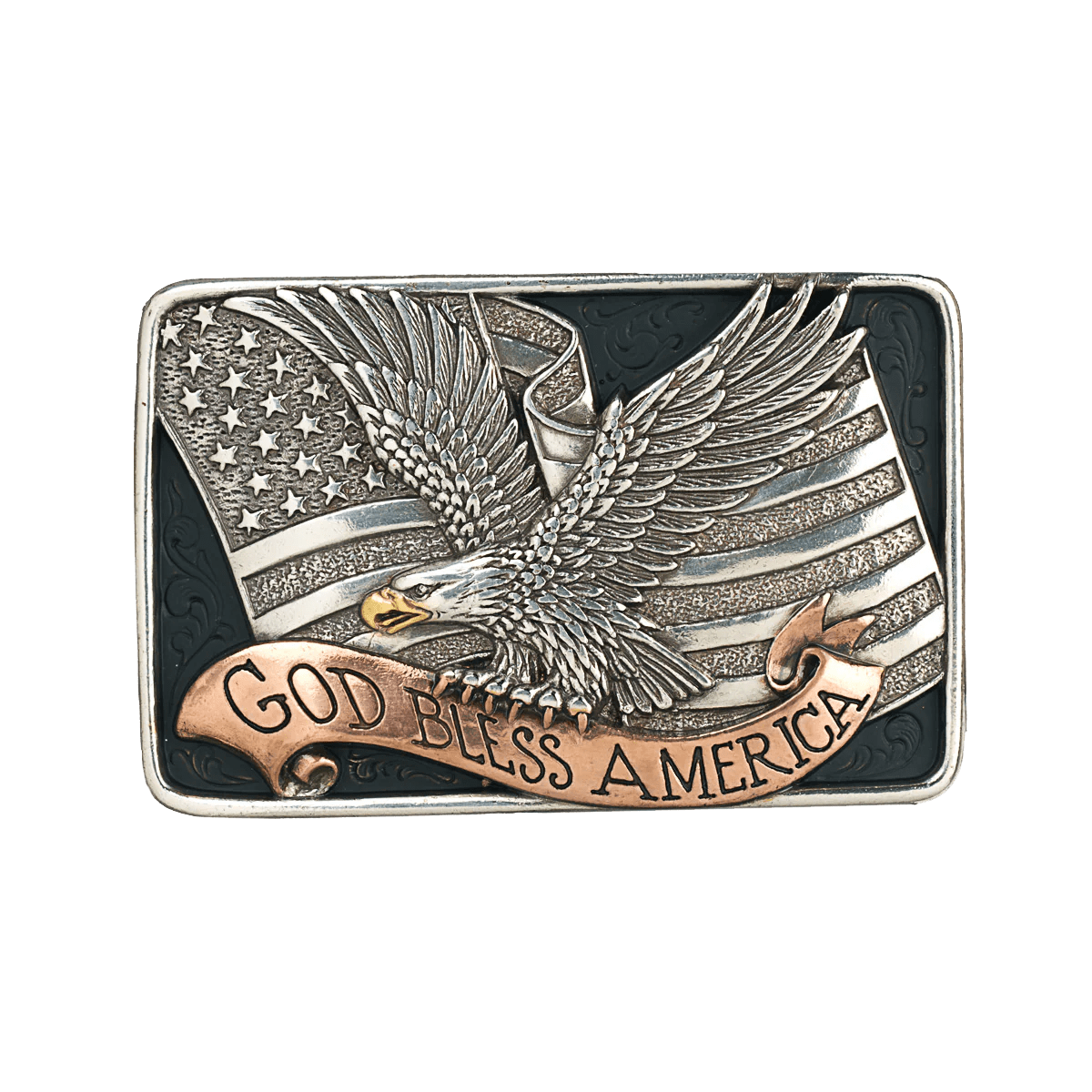 Klamra Nocona God Bless America