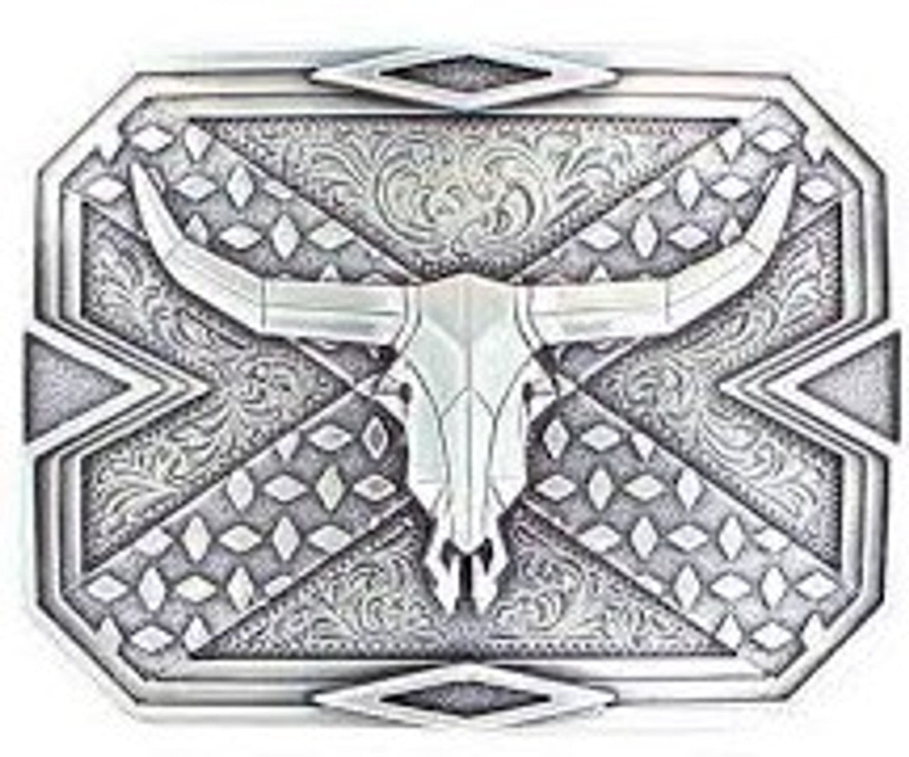 Klamra Nocona Steer Skull Buckle