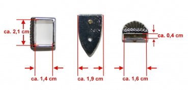 Zestaw z klamrą w kolorze srebrnym