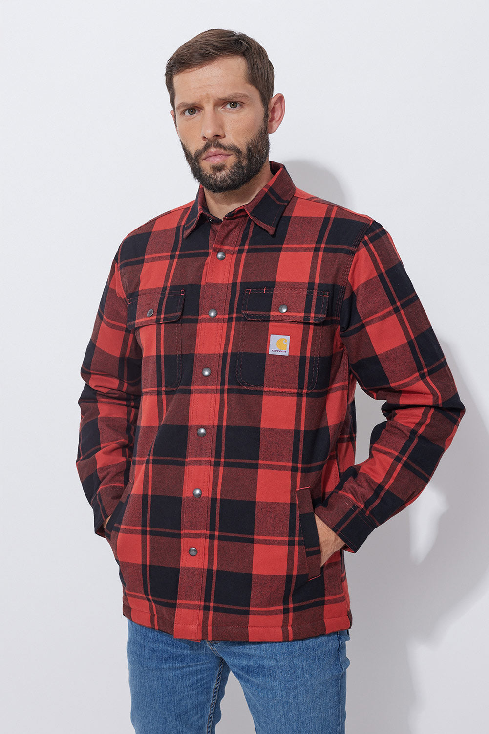 Flanel Sherpa Overshirt Heavyweight Carhartt