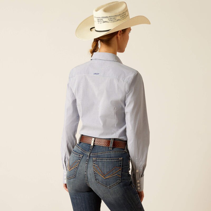 Koszula damska Ariat Kirby Stretch TRUE BLUE