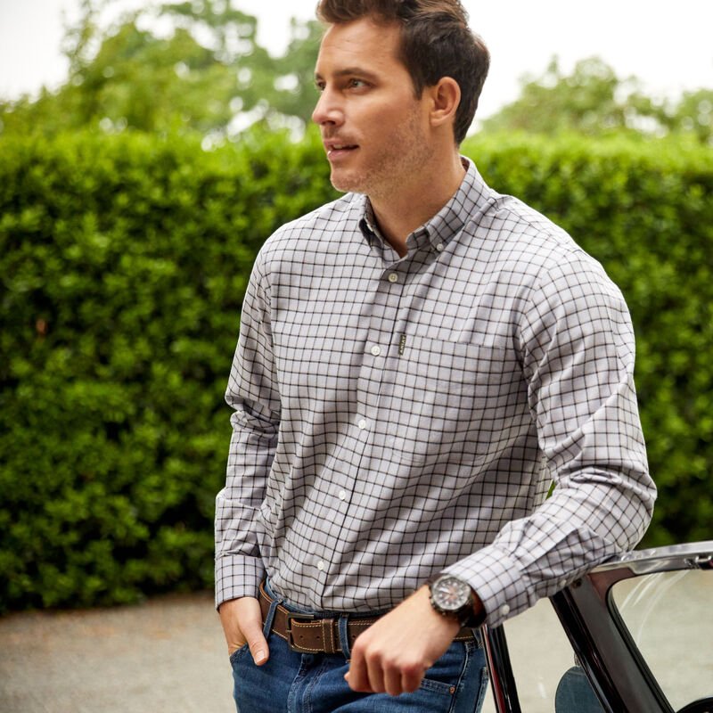 Koszula Ariat Clement GREY CHECK
