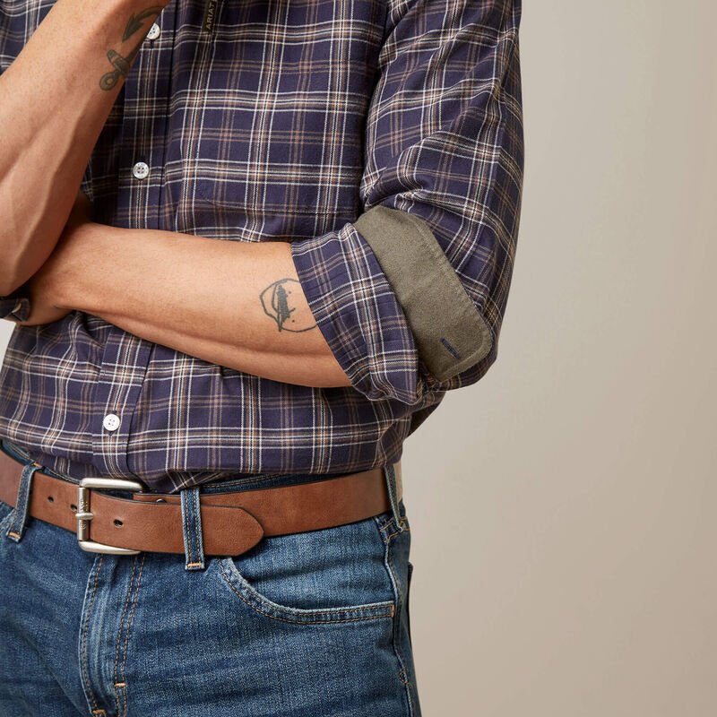 Koszula Ariat Clement Navy Plaid