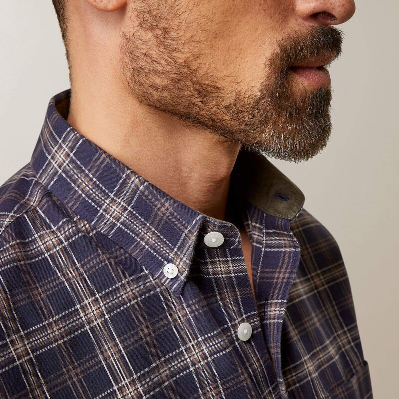 Koszula Ariat Clement Navy Plaid