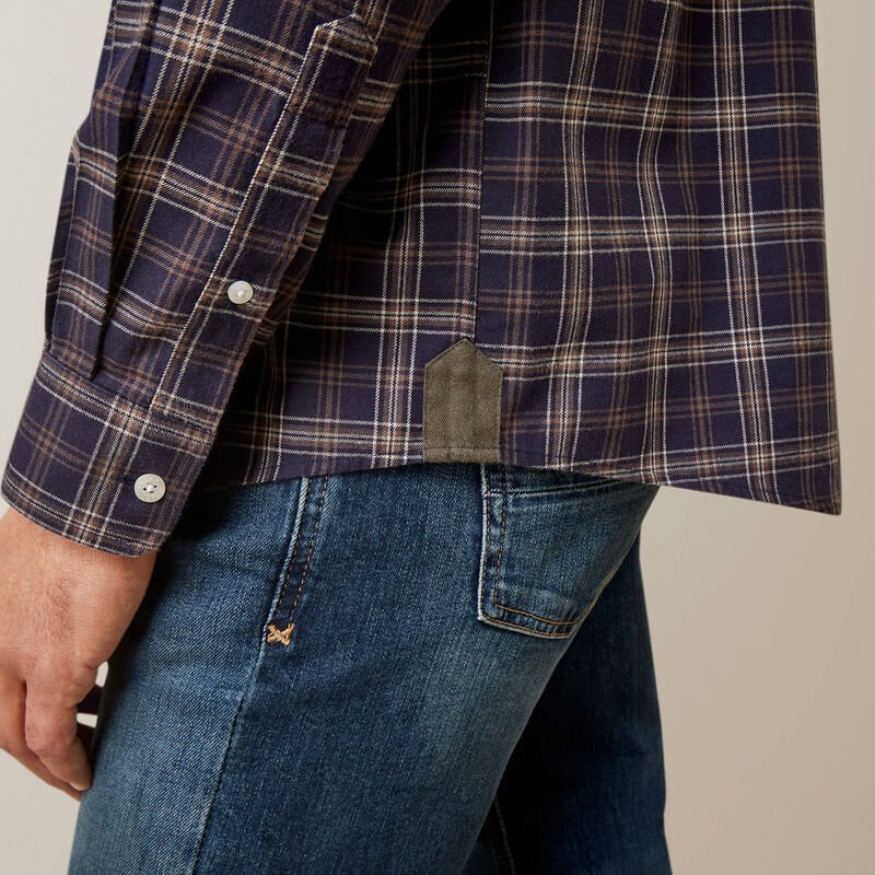 Koszula Ariat Clement Navy Plaid