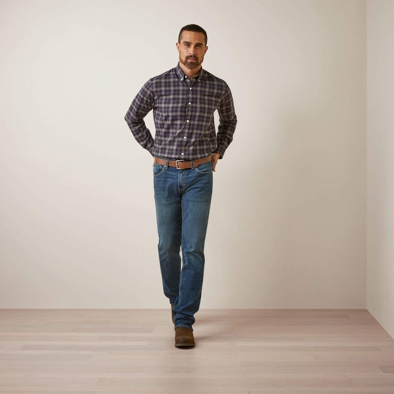 Koszula Ariat Clement Navy Plaid