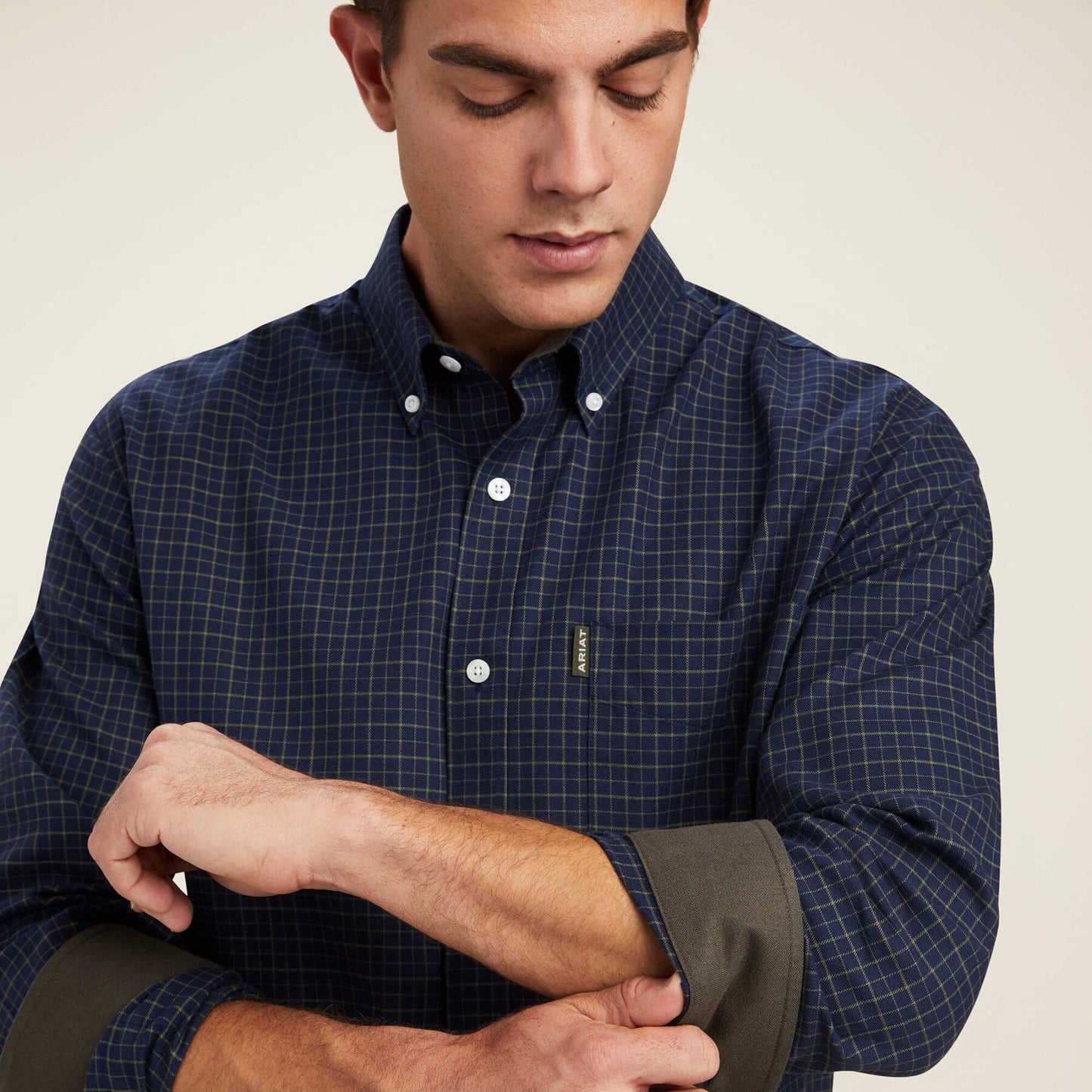 Koszula Ariat Clement Navy Tattersall