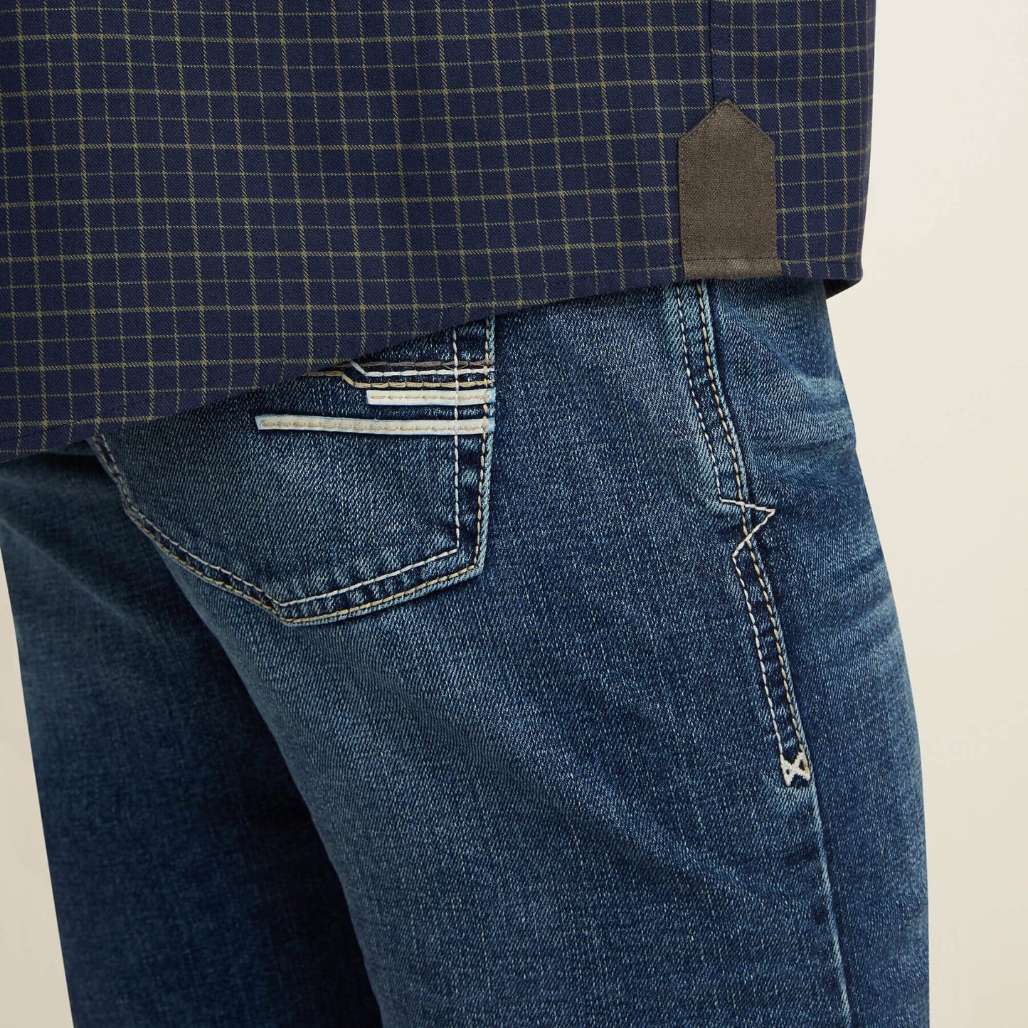 Koszula Ariat Clement Navy Tattersall