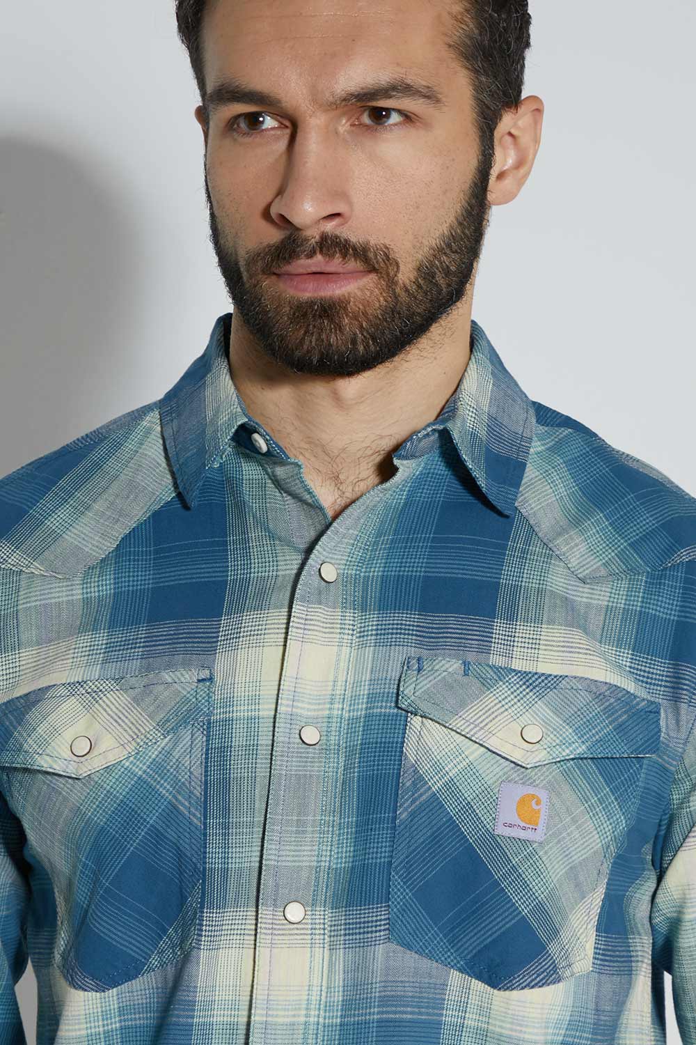 Flanelová košeľa Carhartt Rugged Flex® strednej hmotnosti – rôzne farby
