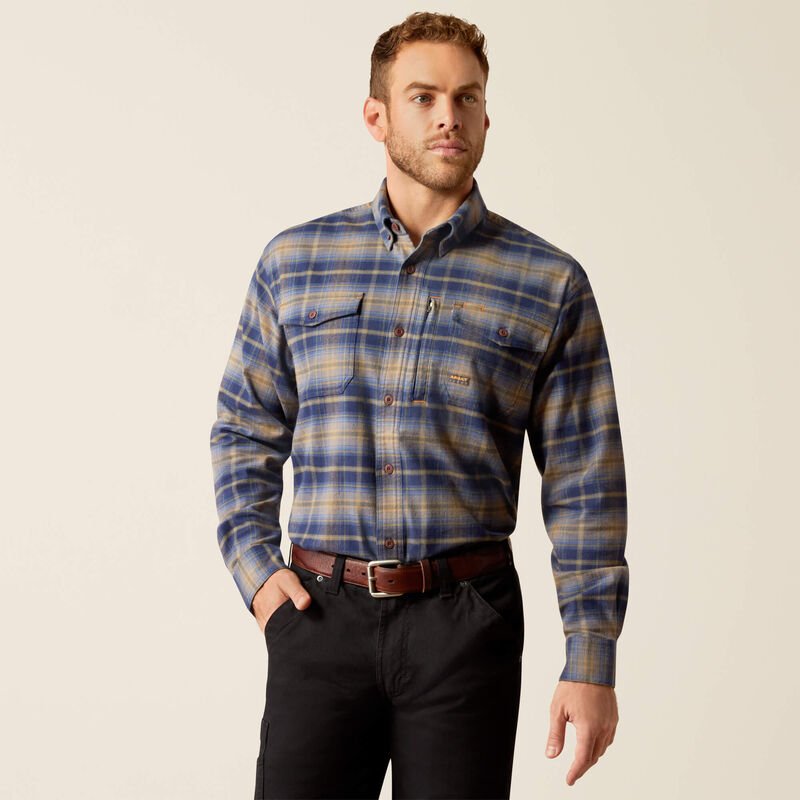 Koszula męska DuraStretch Rebar- NAVY & KHAKI
