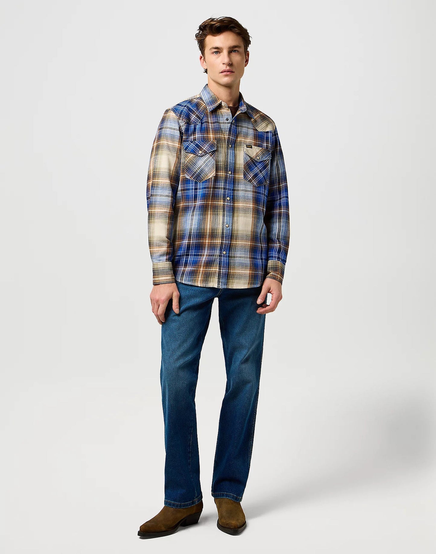 Koszula Wrangler Western Indigo
