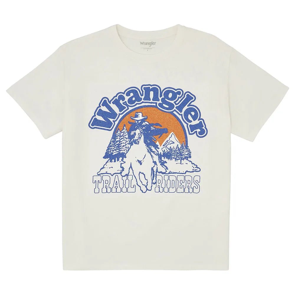 Koszulka damska Wrangler Girlfriend Tee Worn White