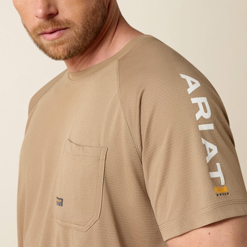 Koszulka Ariat Rebar Heat Fighter Khaki