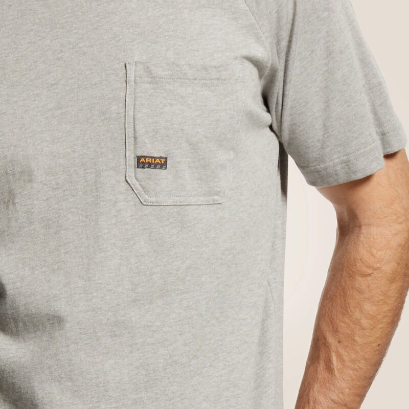 Koszulka Ariat Rebar Strong Heather Grey
