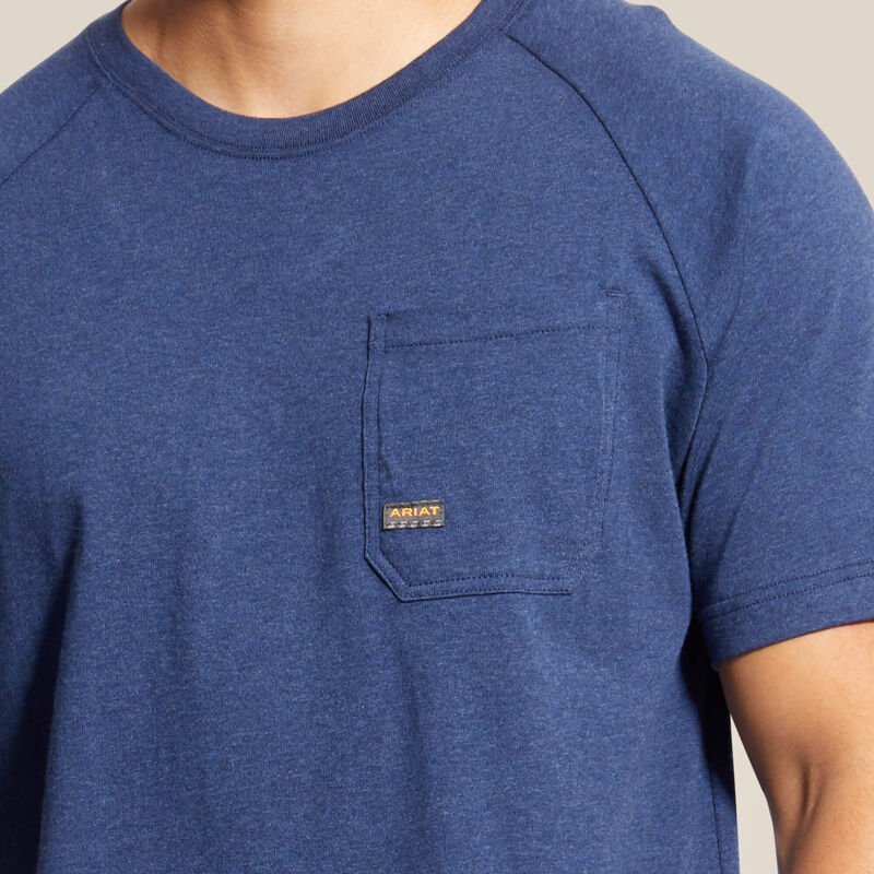 Koszulka Ariat Rebar Strong Navy