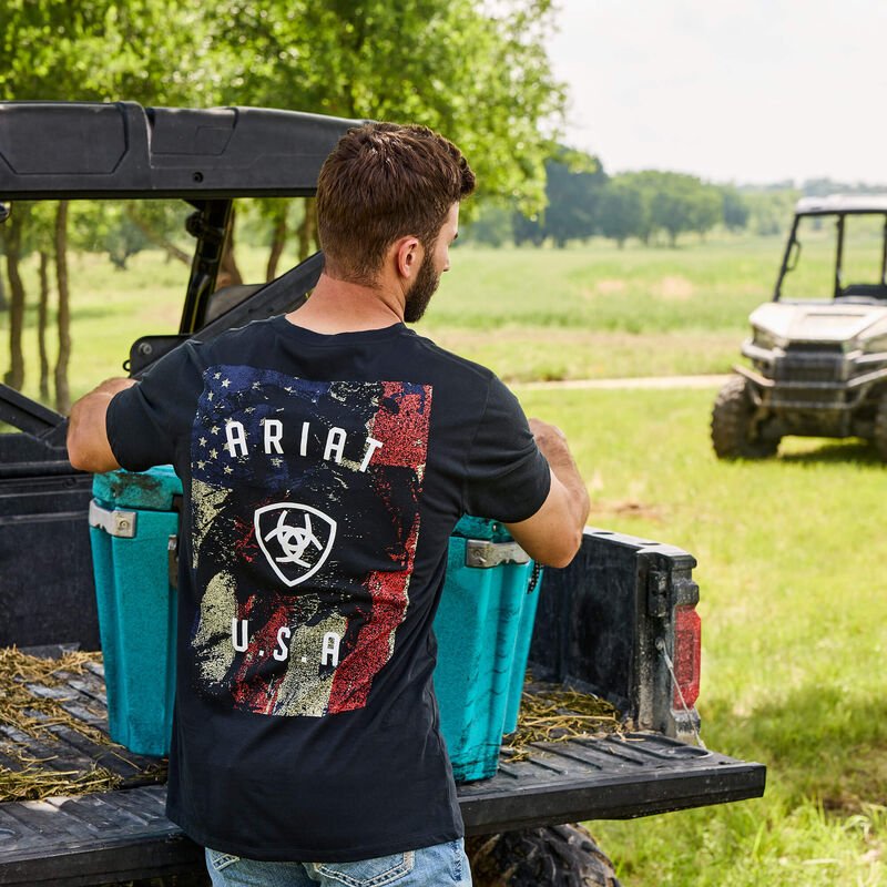 Koszulka Męska Ariat Faded Bull
