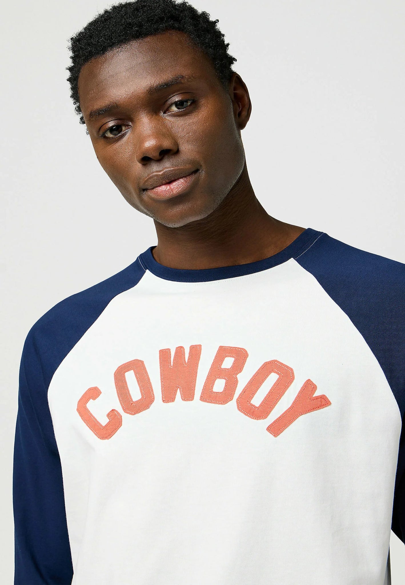 Koszulka męska Wrangler Baseball Tee Black Iris