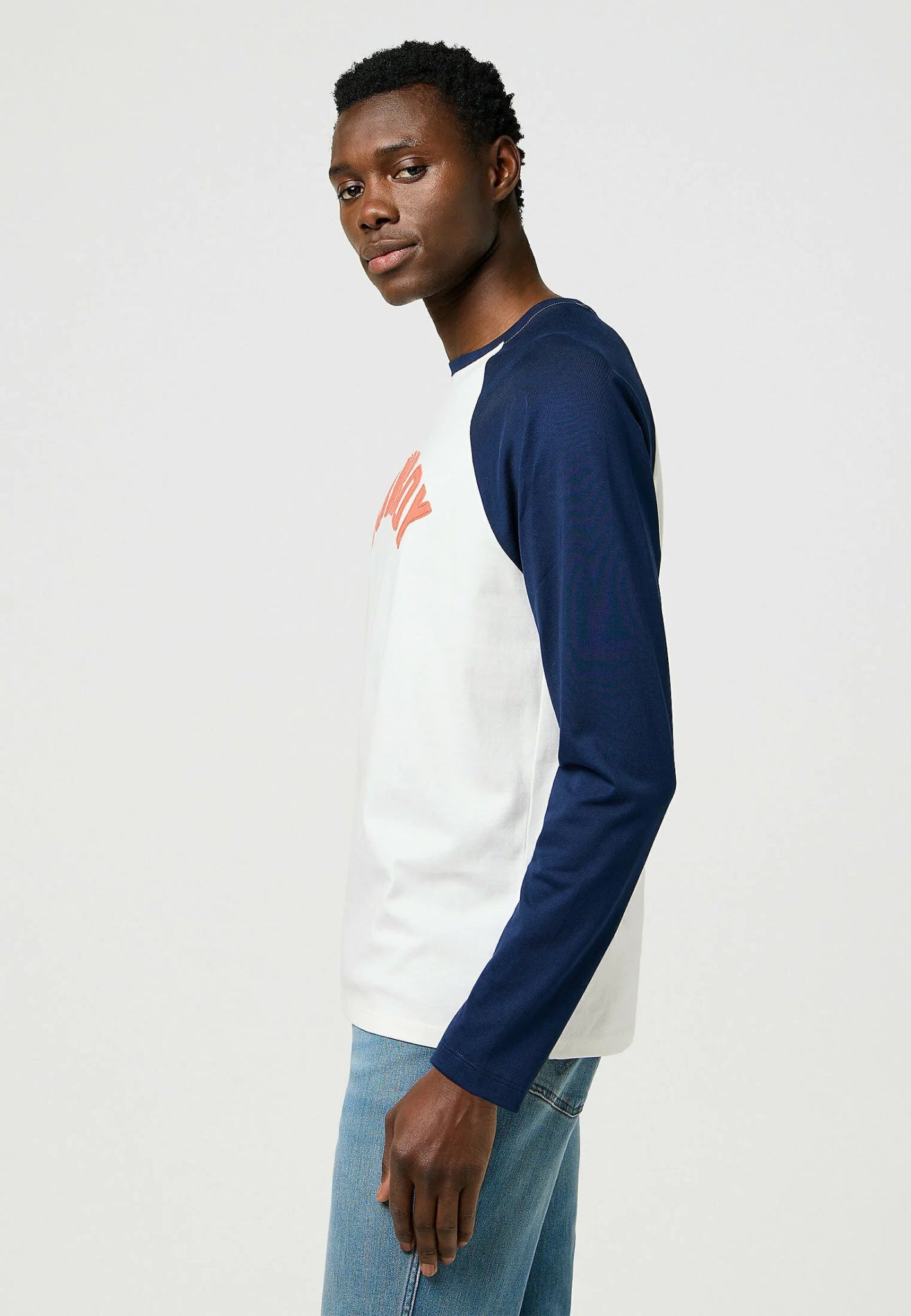 Koszulka męska Wrangler Baseball Tee Black Iris