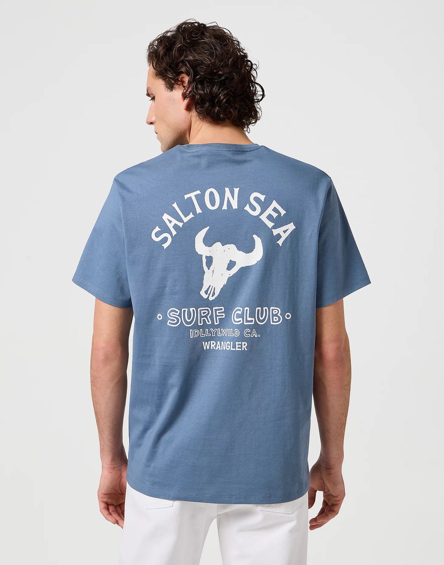 Koszulka męska Wrangler Graphic Tee - Dusty Blue