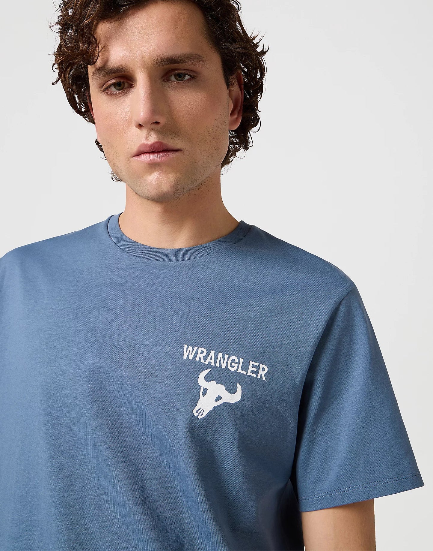 Koszulka męska Wrangler Graphic Tee - Dusty Blue