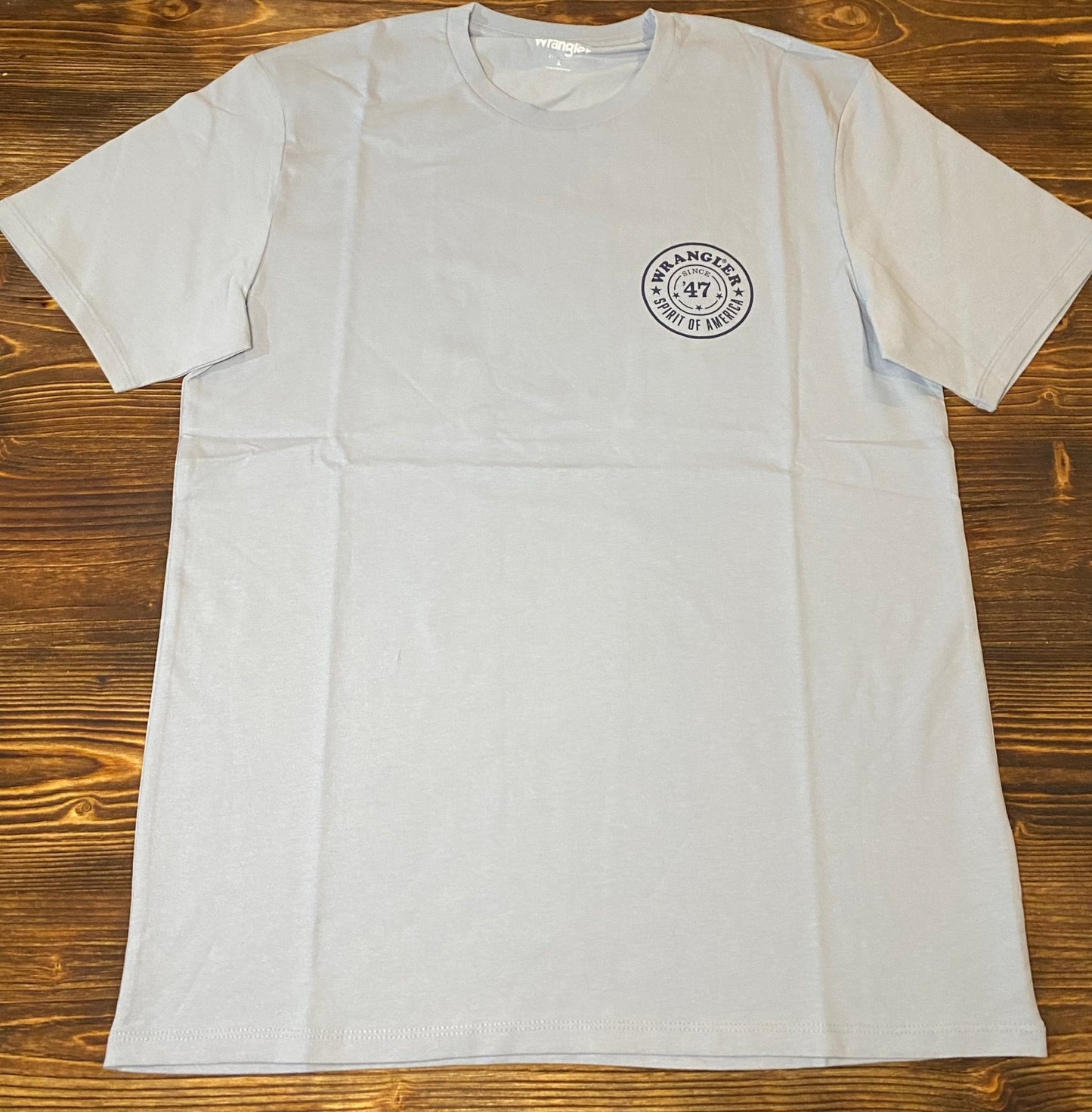 Wrangler GRAPHIC TEE BLUE FOG