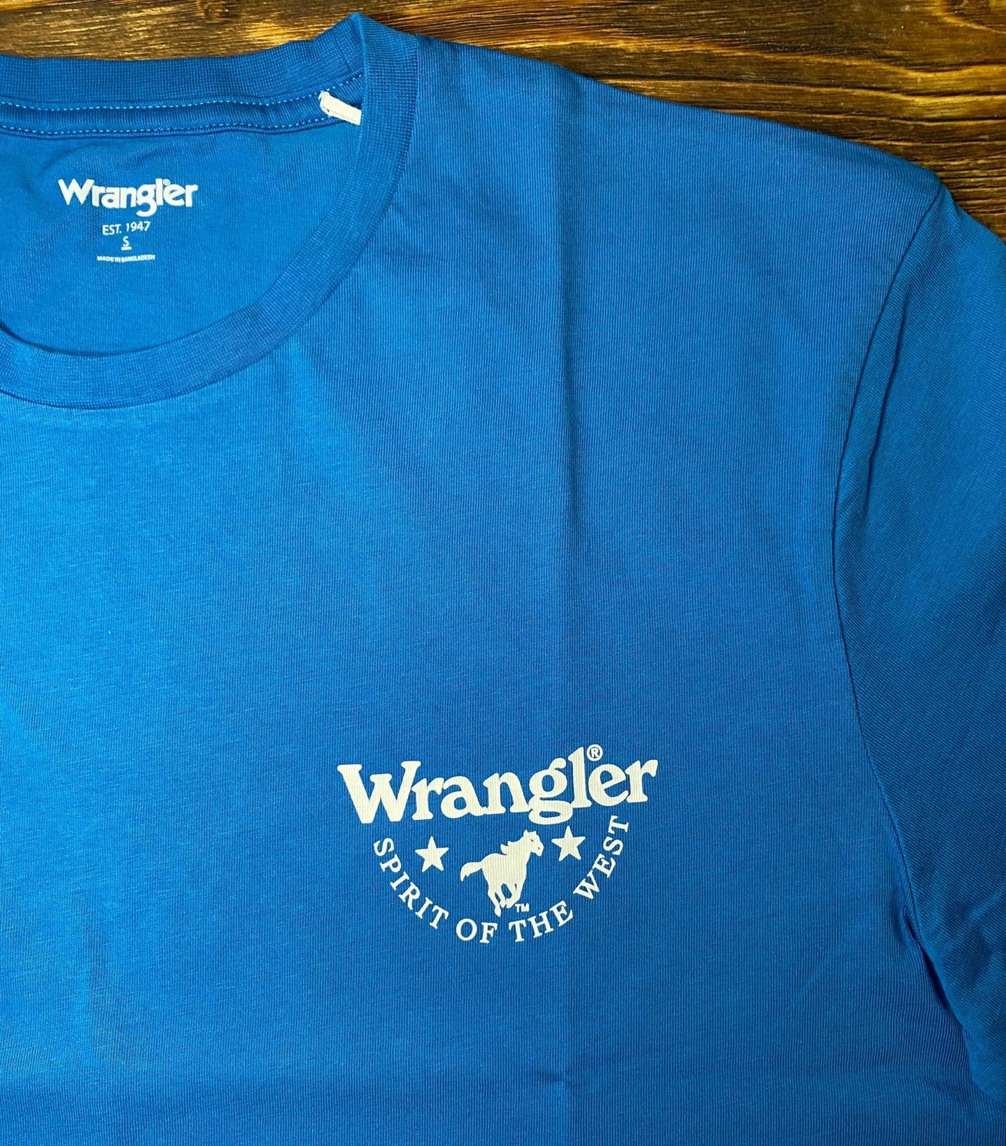 Wrangler GRAPHIC TEE DEEP WATER