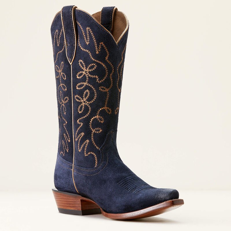 Kowbojki damskie Ariat Jukebox- Polo Blue Suede