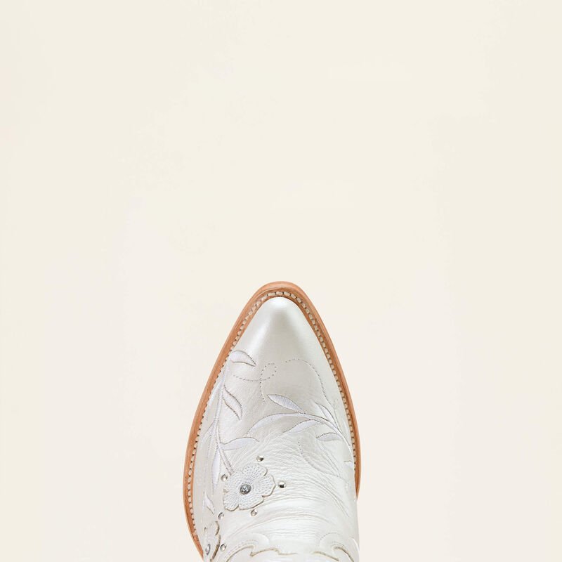 Kowbojki damskie Ariat Romance - PEARLY WHITE