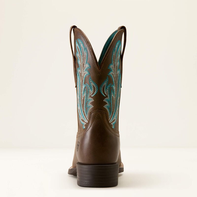 Kowbojki Damskie Round Up Filly Wide Square Toe