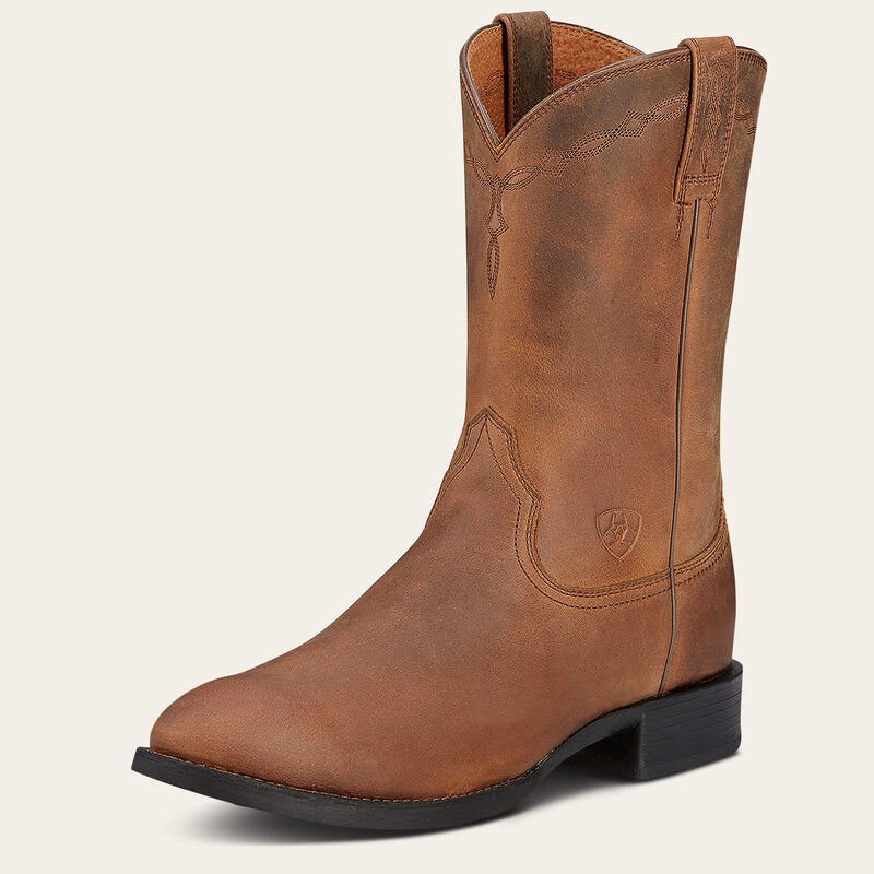 Kowbojki męskie Heritage Roper- Distressed Brown