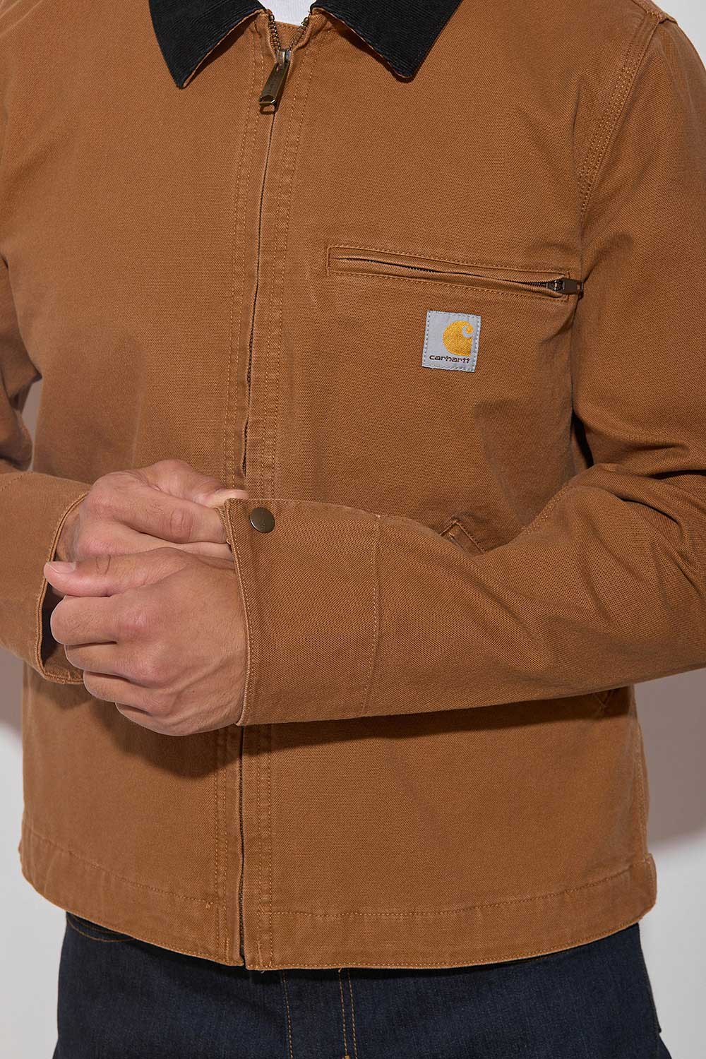 Detroitská bunda s podšívkou Carhartt Duck Detroit